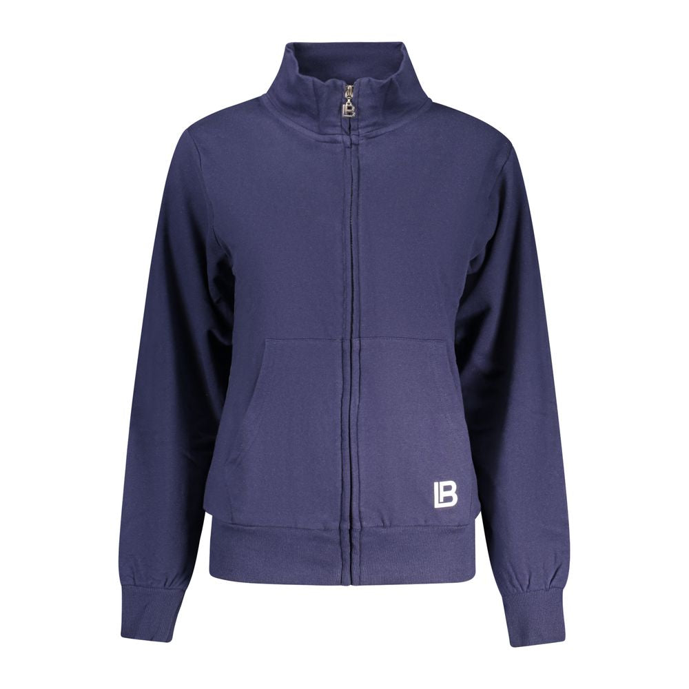 Laura Biagiotti Blu Cotton Women Sweatshirt - Luxe Nova