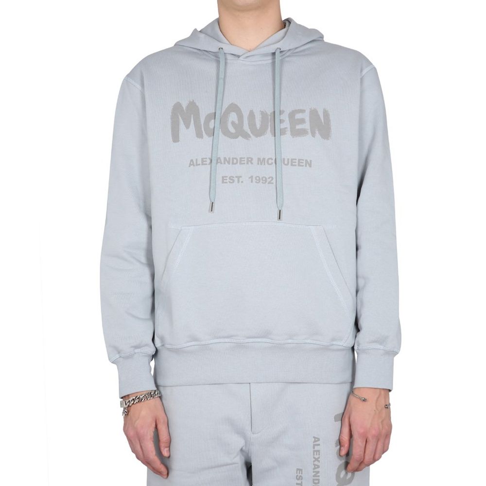 Alexander McQueen Gray Cotton Sweatshirt
