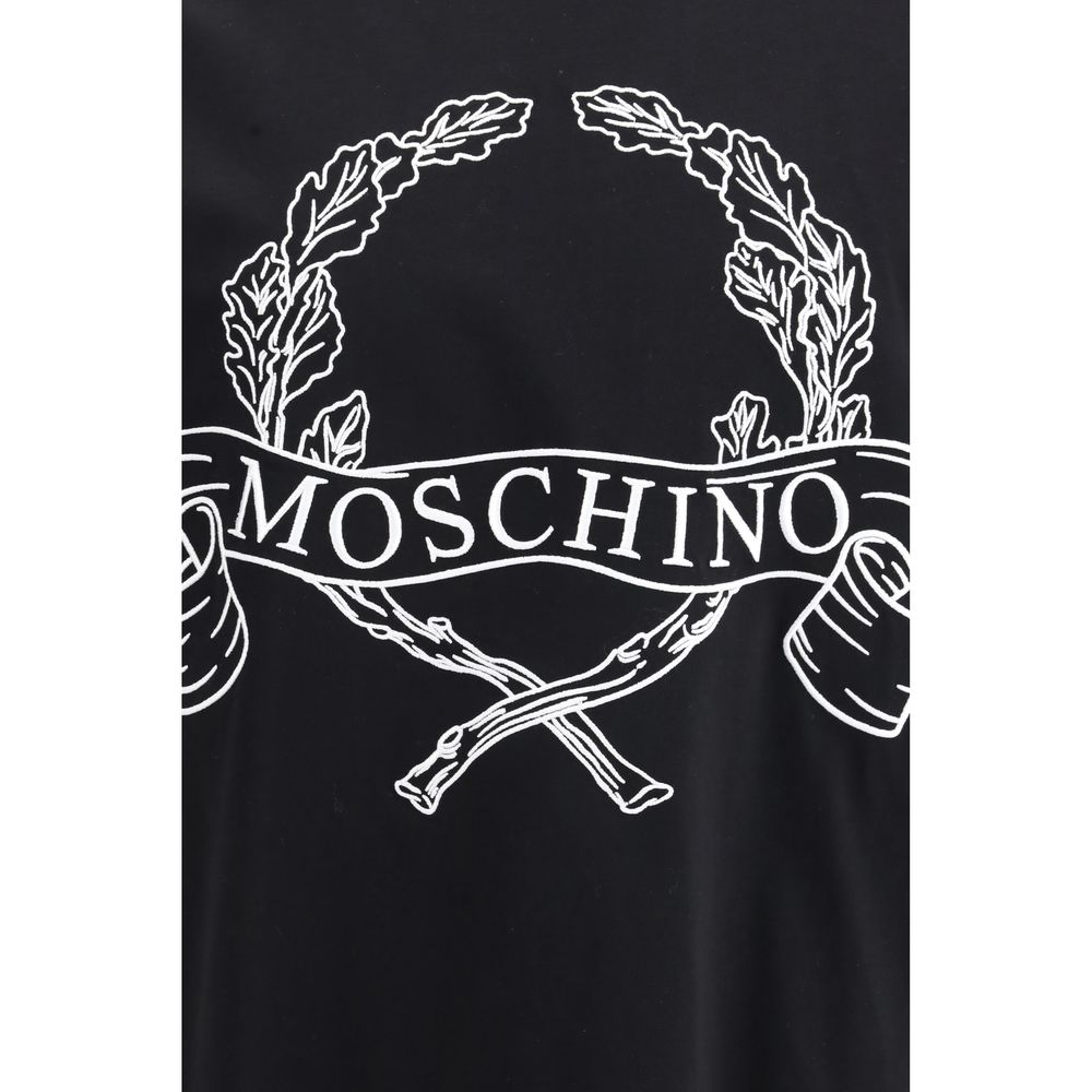Moschino Black Cotton T-Shirt - Luxe Nova