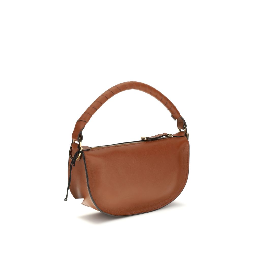 Chloé Brown Calf Leather Bos Taurus Shoulder Bag - Luxe Nova