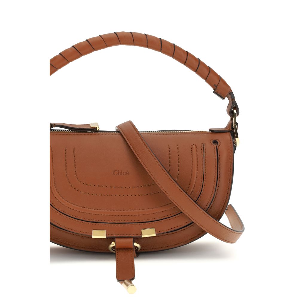 Chloé Brown Calf Leather Bos Taurus Shoulder Bag - Luxe Nova