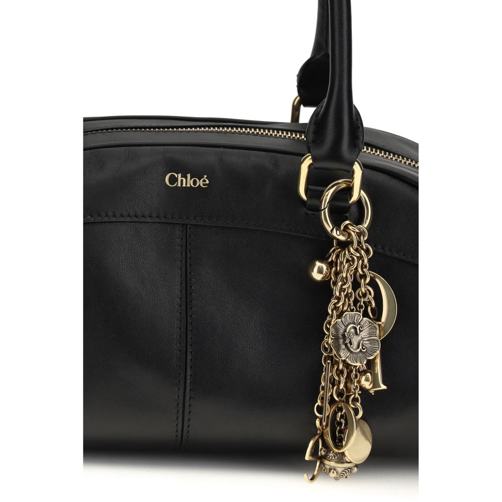 Chloé Black Calf Leather Bos Taurus Handbag