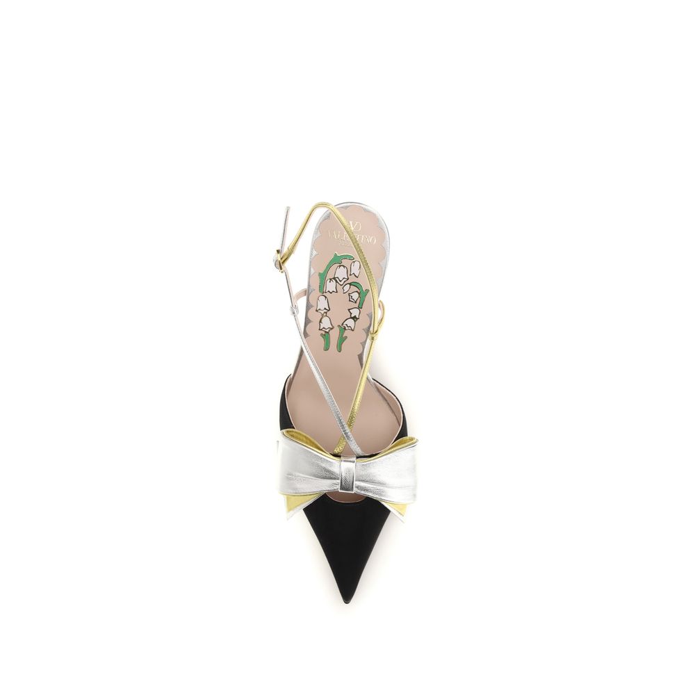 Valentino Garavani Multicolor Viscose High Heel Pumps - Luxe Nova