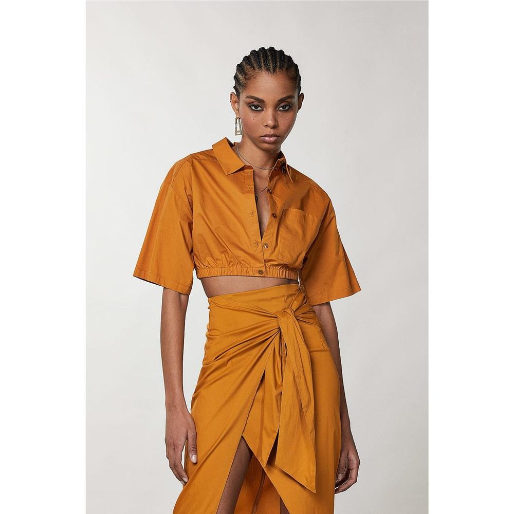 Patrizia Pepe Natural Cotton Blouse