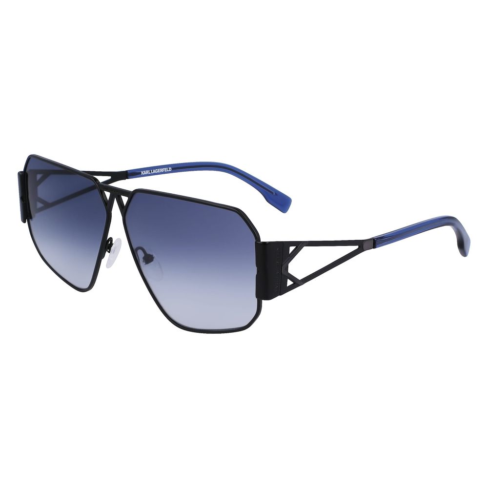 Karl Lagerfeld Black Metal Sunglasses - Luxe Nova