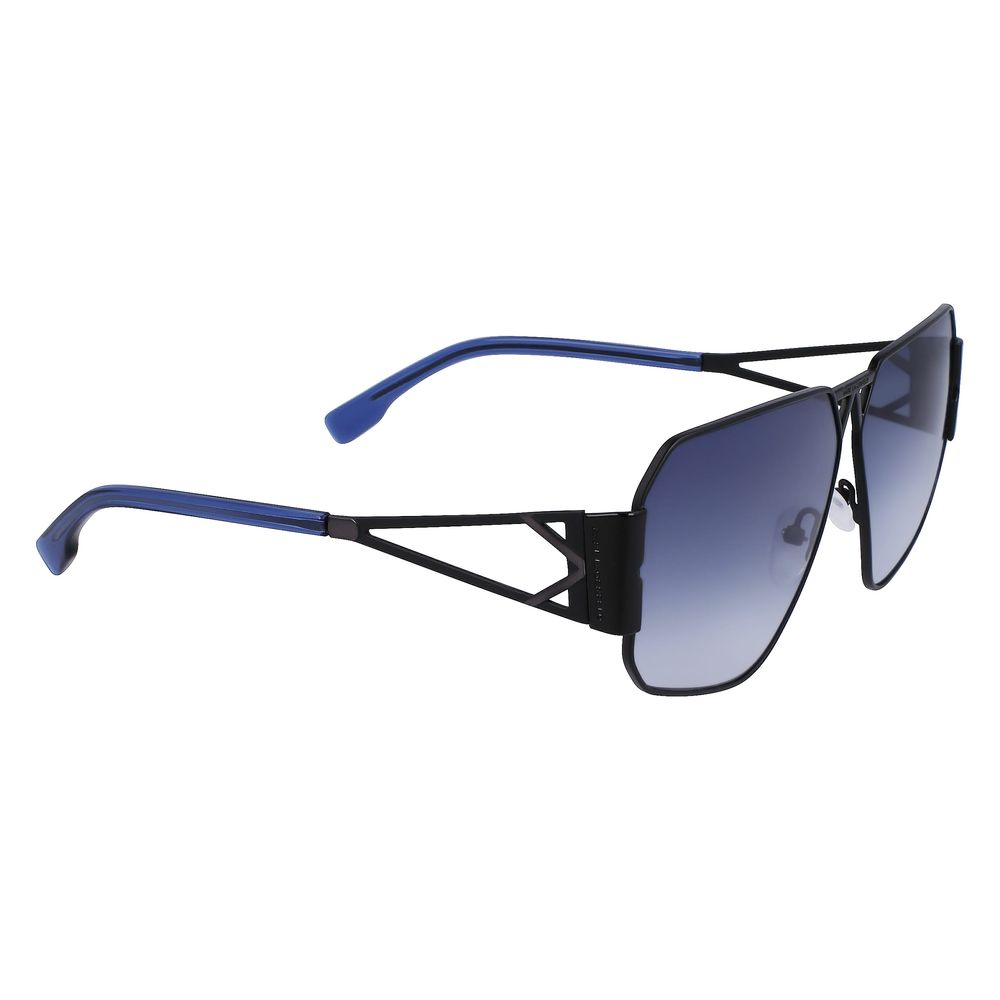 Karl Lagerfeld Black Metal Sunglasses - Luxe Nova