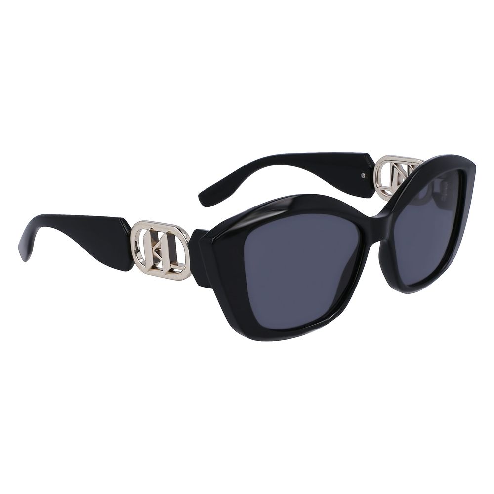 Karl Lagerfeld Black Injected Sunglasses