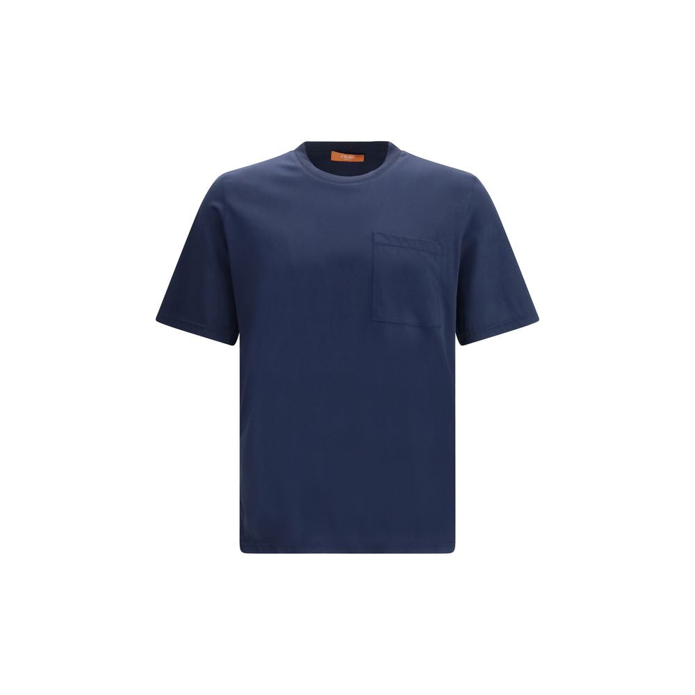 Cruna Blue Cotton T-Shirt