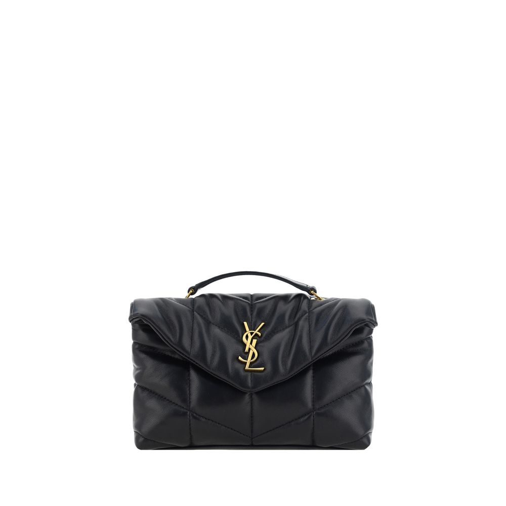 Saint Laurent Black Lamb Ovis Aries Aries Shoulder Bag - Luxe Nova