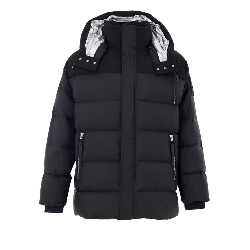 Moose Knuckles Black Nylon Jackets And Coat