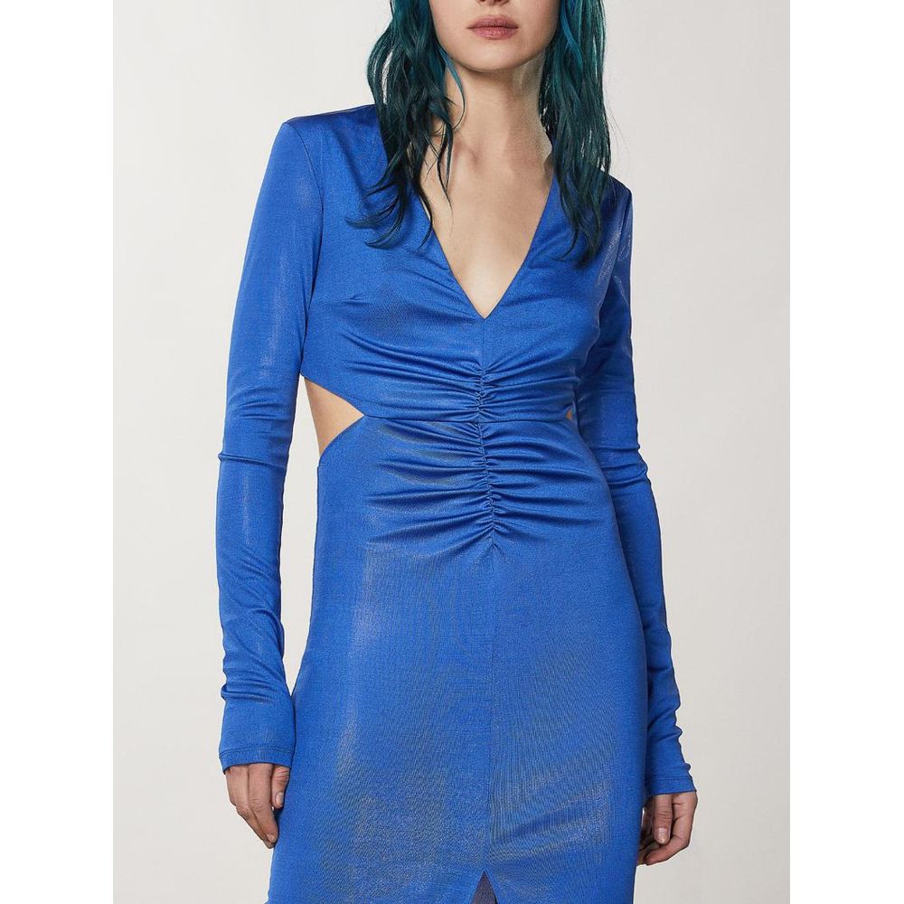 Patrizia Pepe Blue Polyester Casual Dress