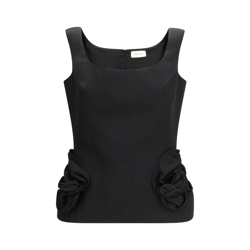 Magda Butrym Black Cotton Top