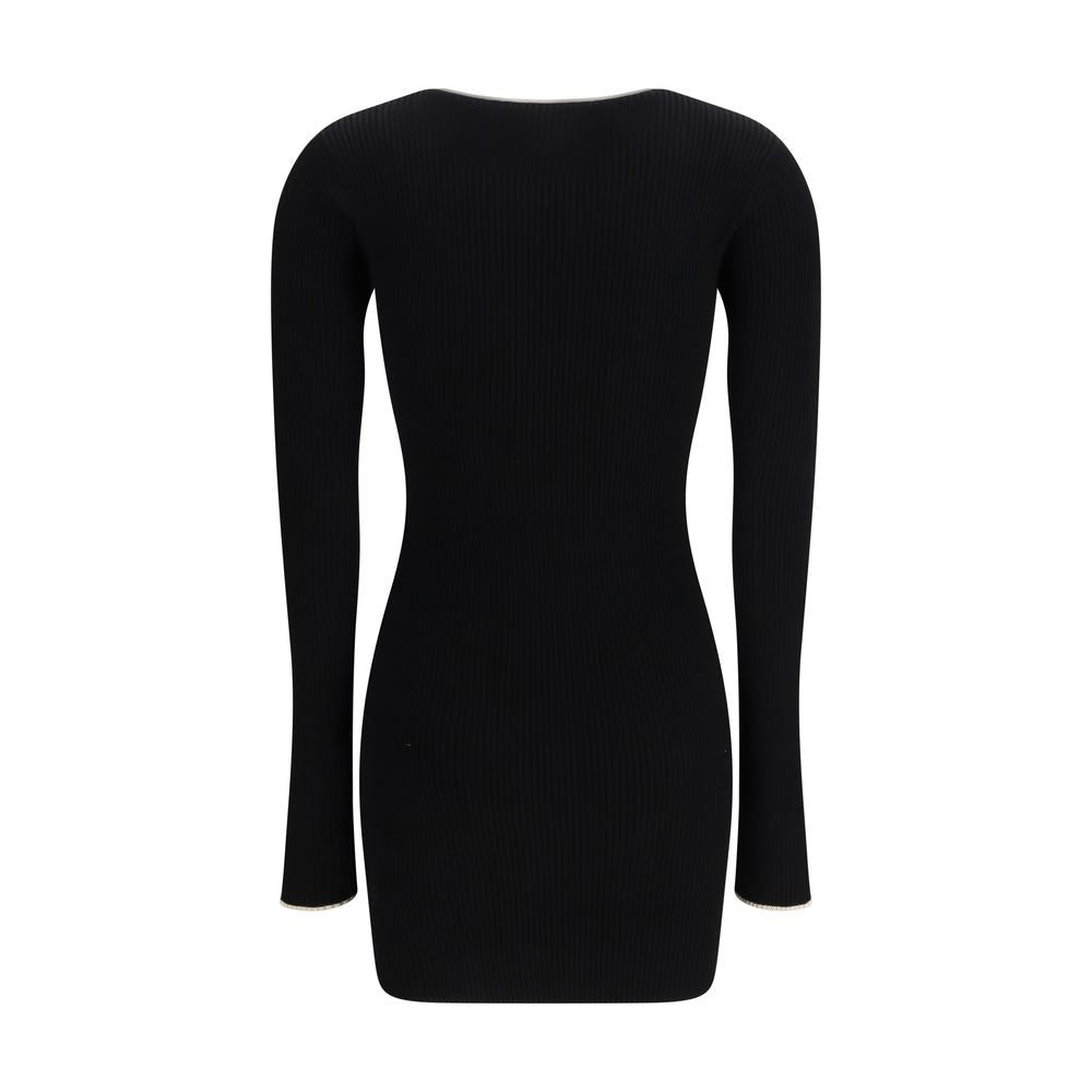 Amiri Black Viscose Casual Dress