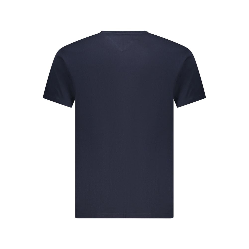 Tommy Hilfiger Blue Cotton Men's T-Shirt - Luxe Nova