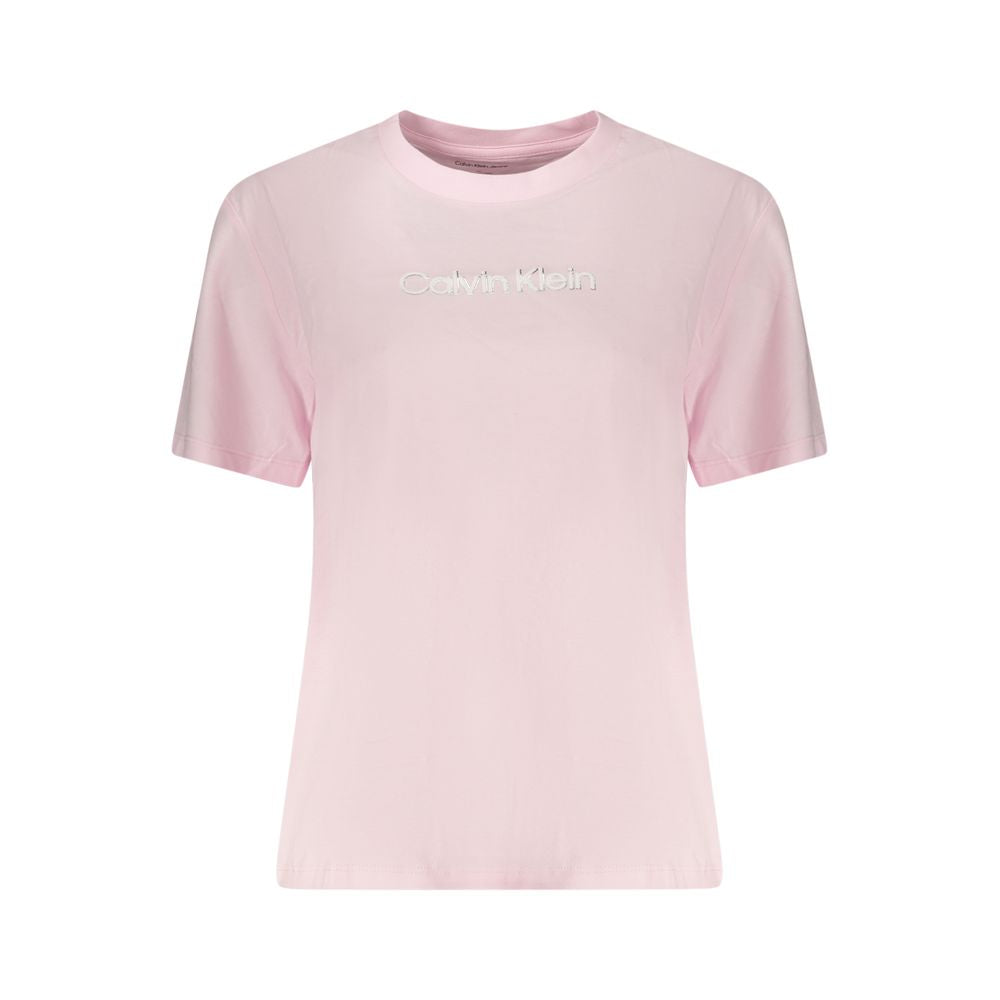 Calvin Klein Rosa Cotton Women T-Shirt