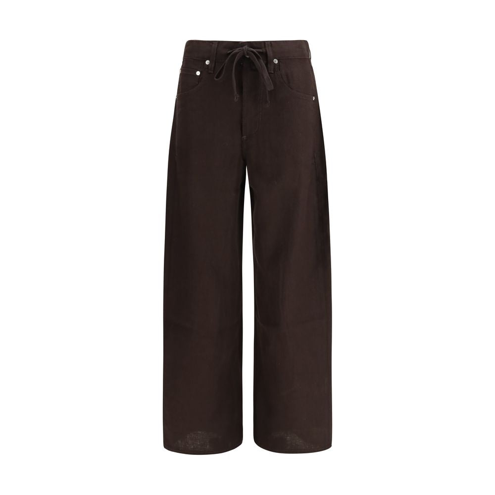 Citizens of Humanity Brown Linen Casual Pants