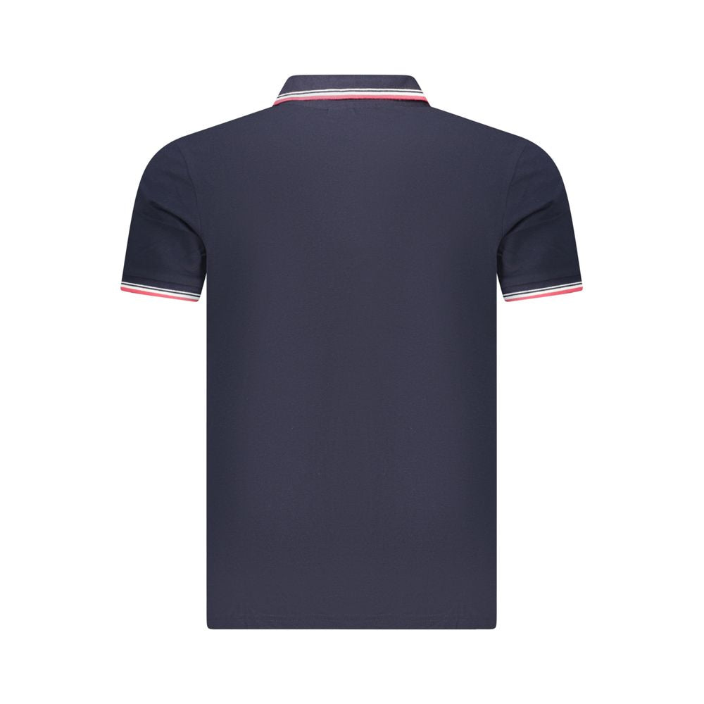 North Sails Blue Cotton Men Polo Shirt - Luxe Nova