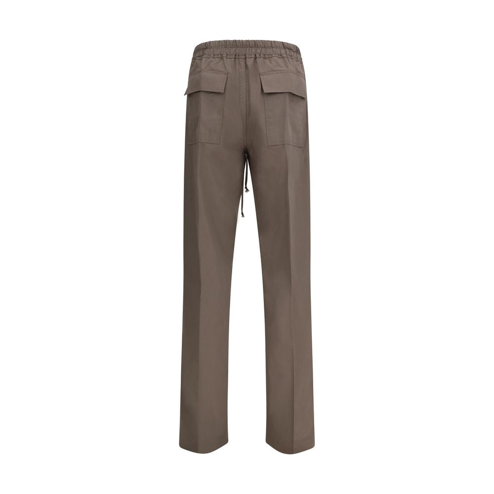 Rick Owens Brown Viscose Casual Pants
