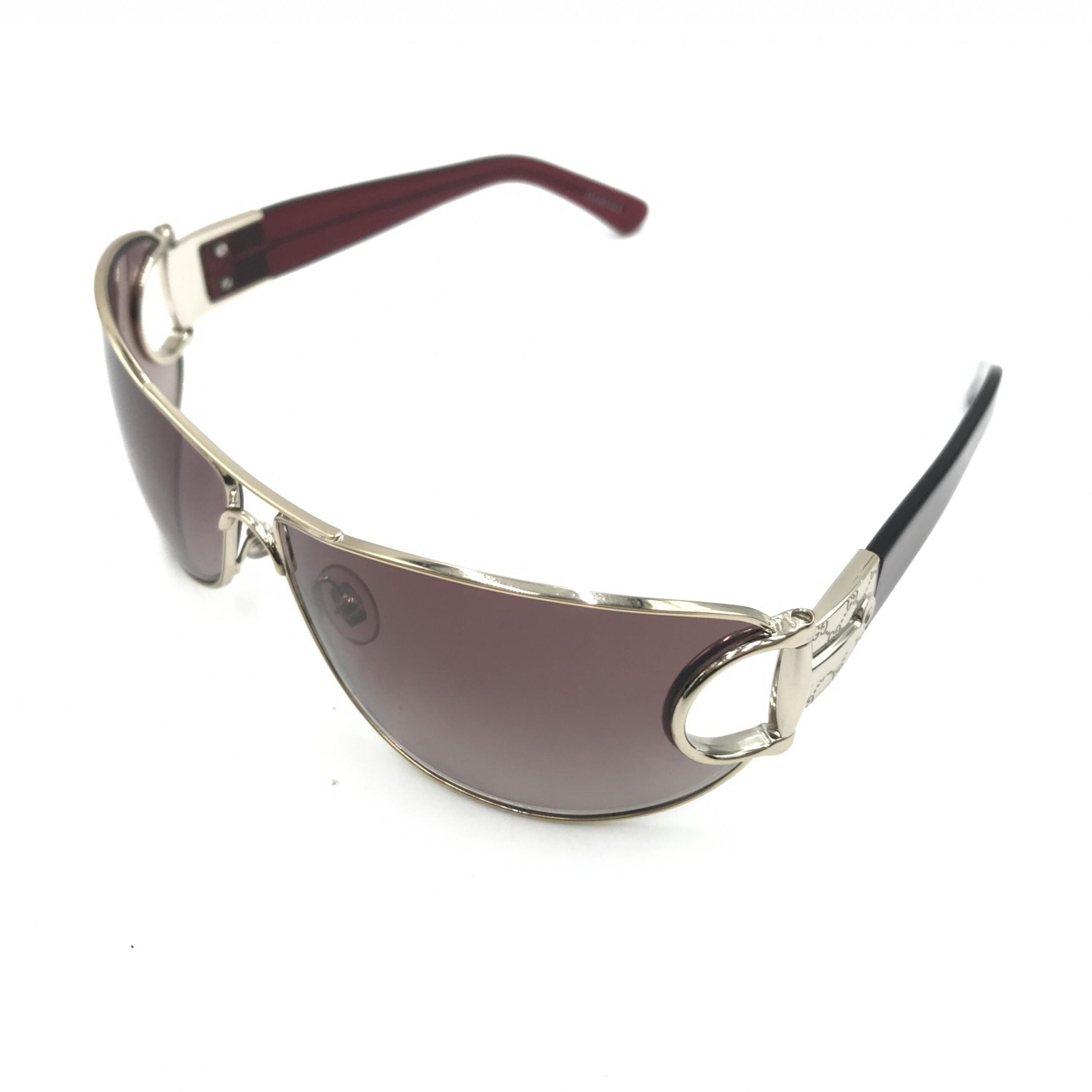 Gucci Aviator Horsebit Sunglasses With Tinted Lenses