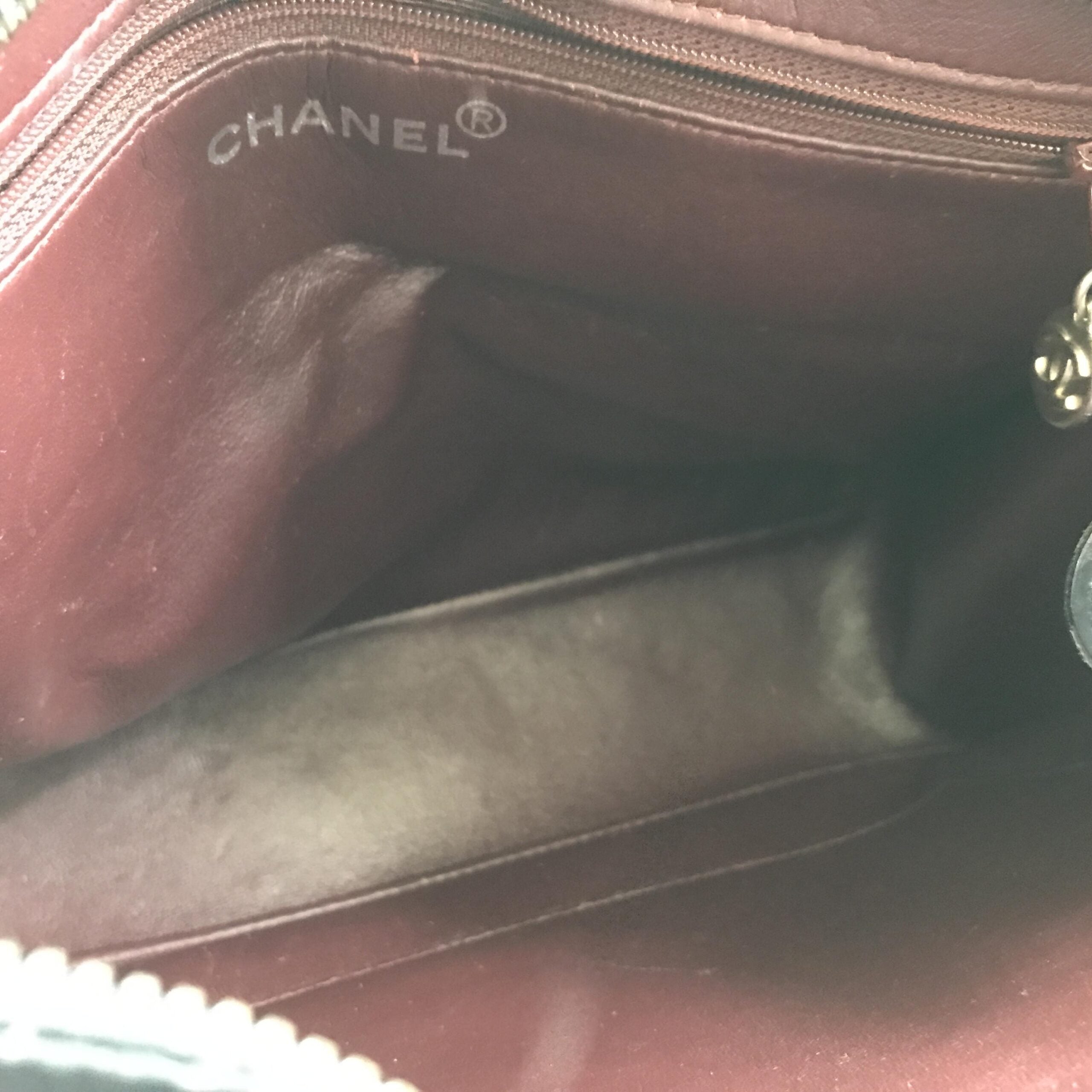 Chanel Black Patent Leather Tote