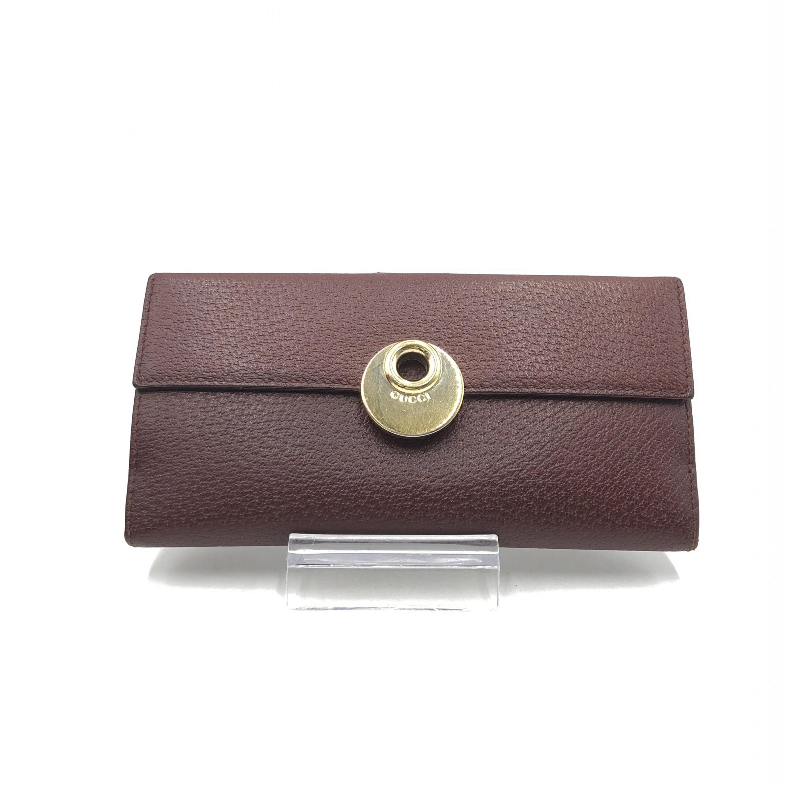 Gucci Eclipse Insignia Leather Wallet