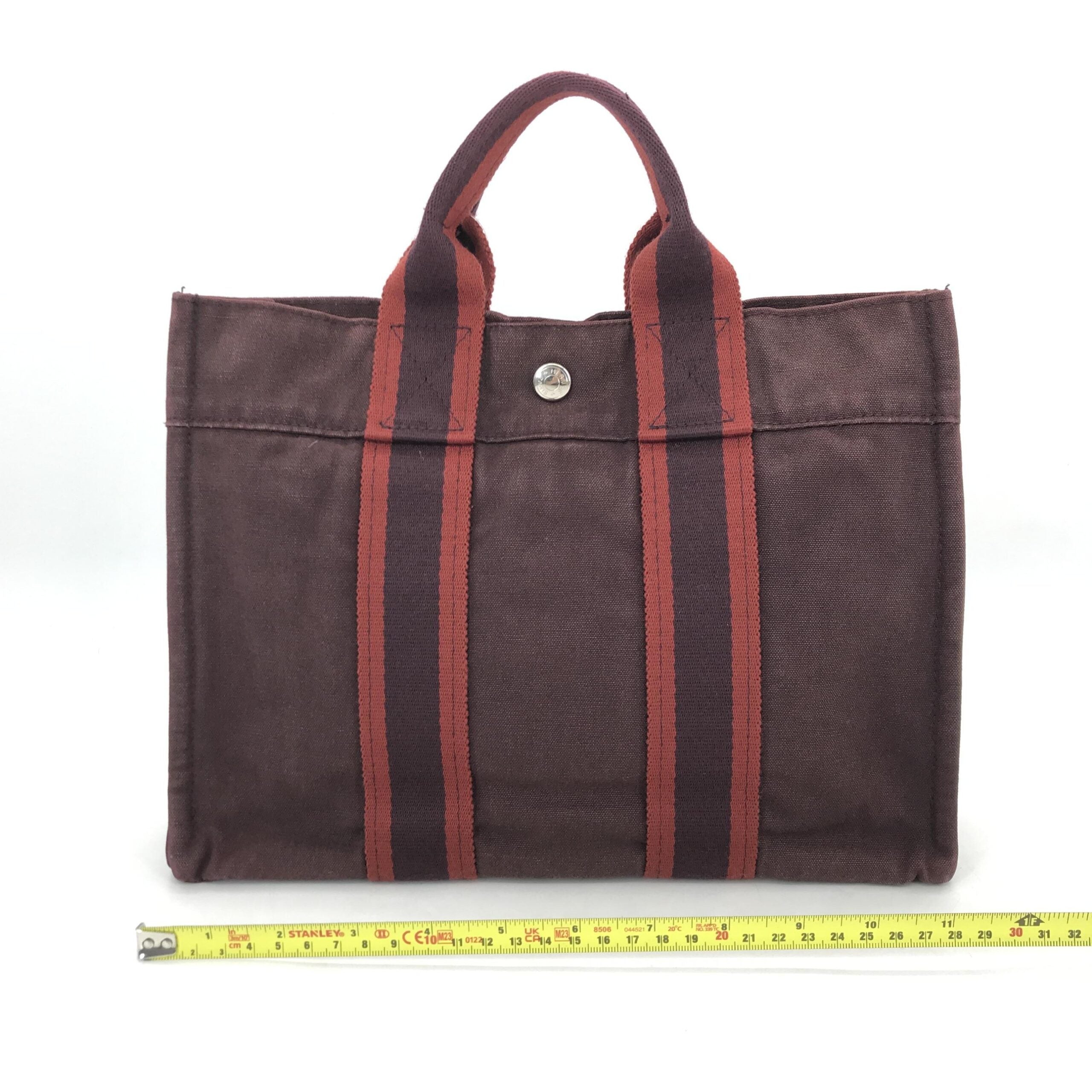 Hermès Fourre Tout PM Canvas Hand Tote Bag