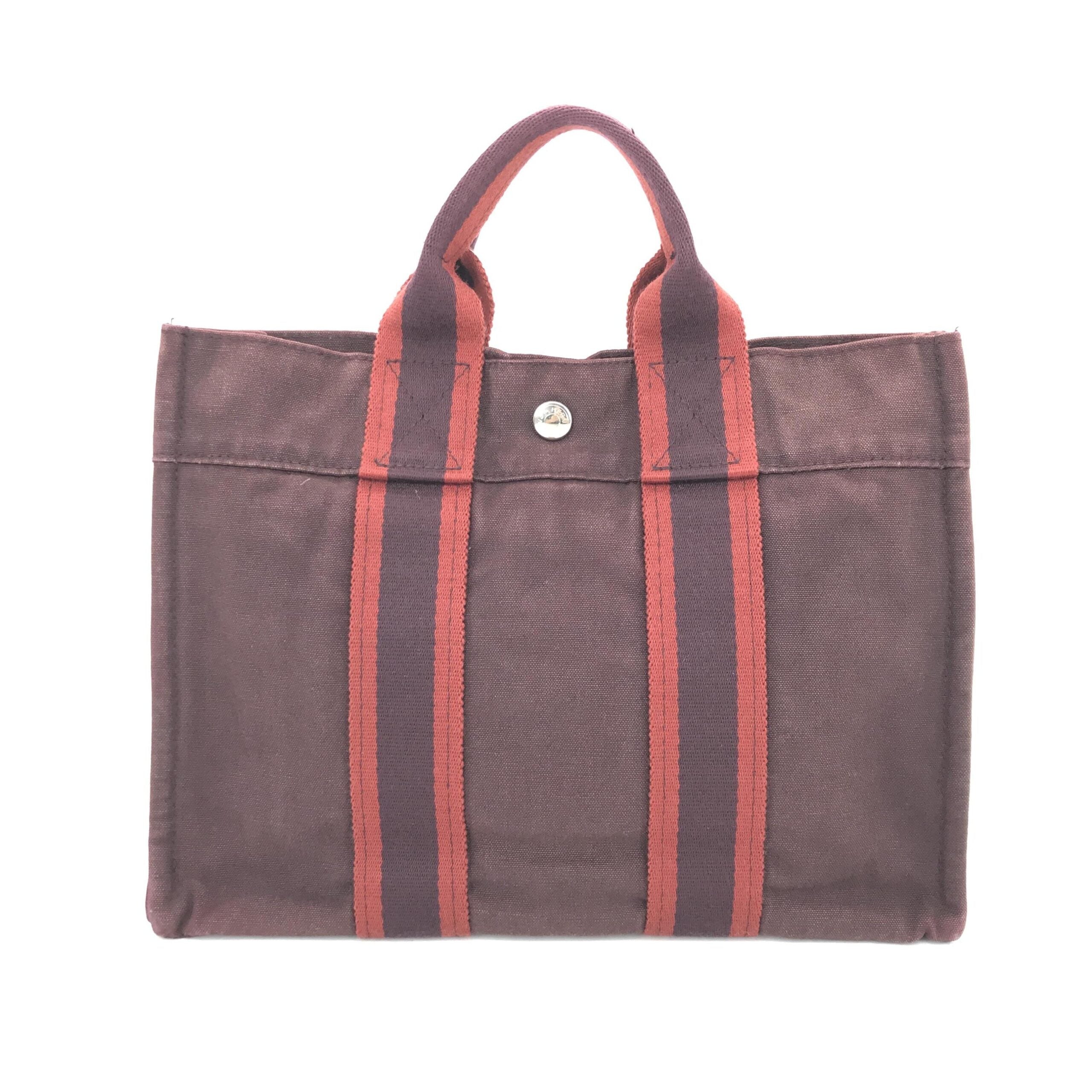 Hermès Fourre Tout PM Canvas Hand Tote Bag