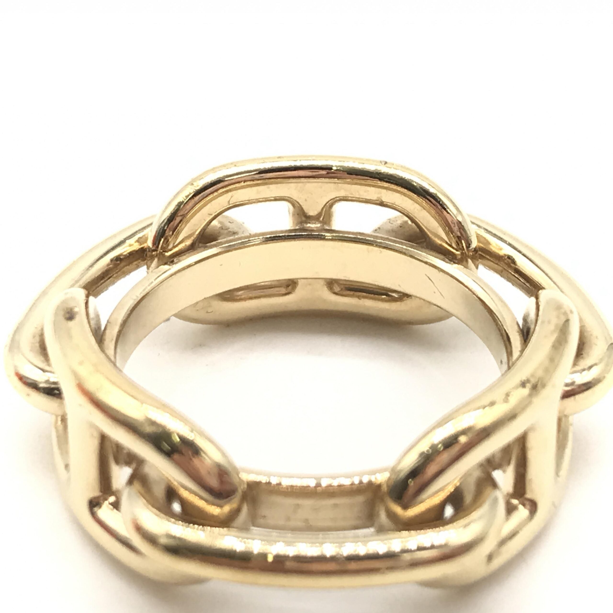 Hermès Gold-Plated Scarf Ring Accessory