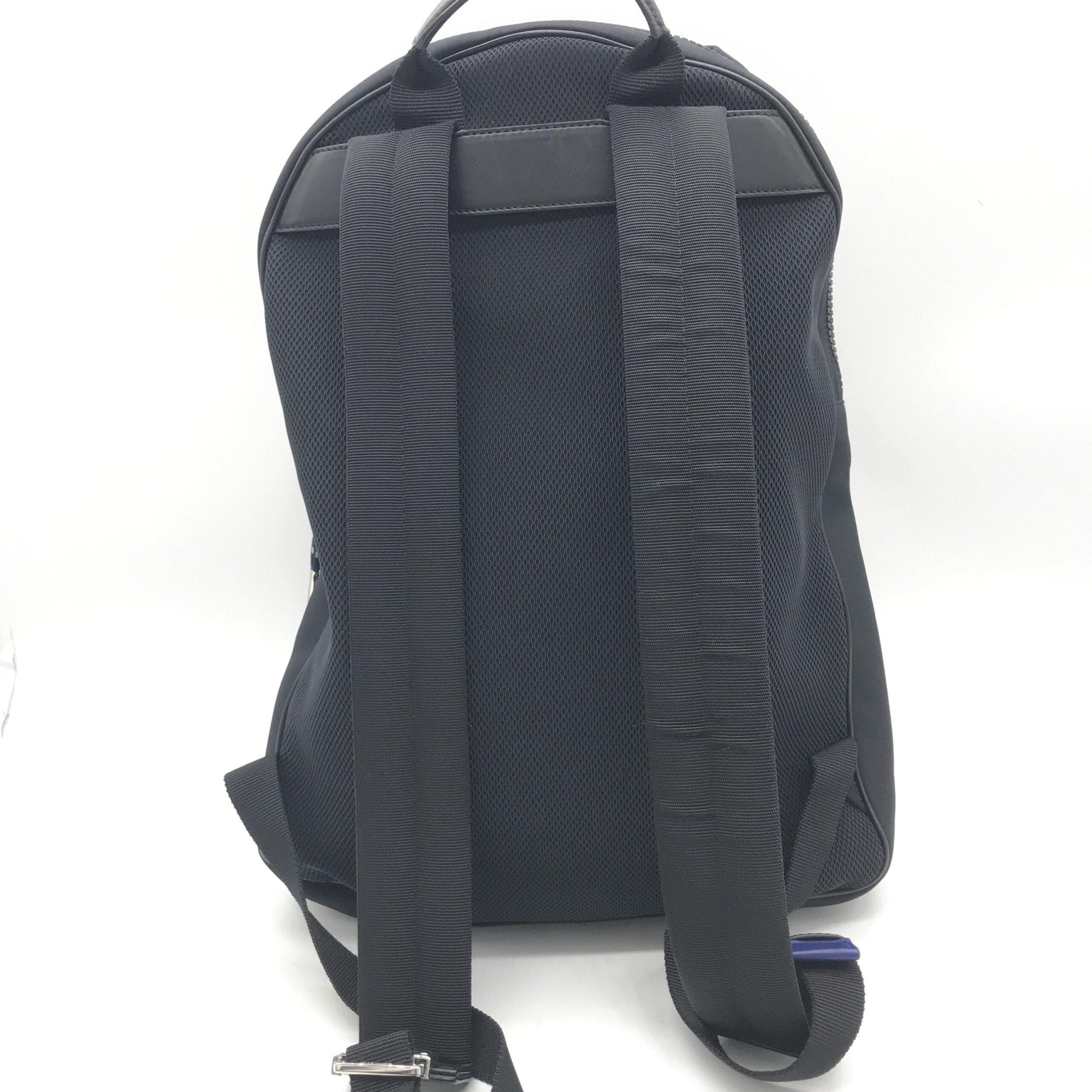 Christian Dior Newave Drawstring Nylon Backpack In Black