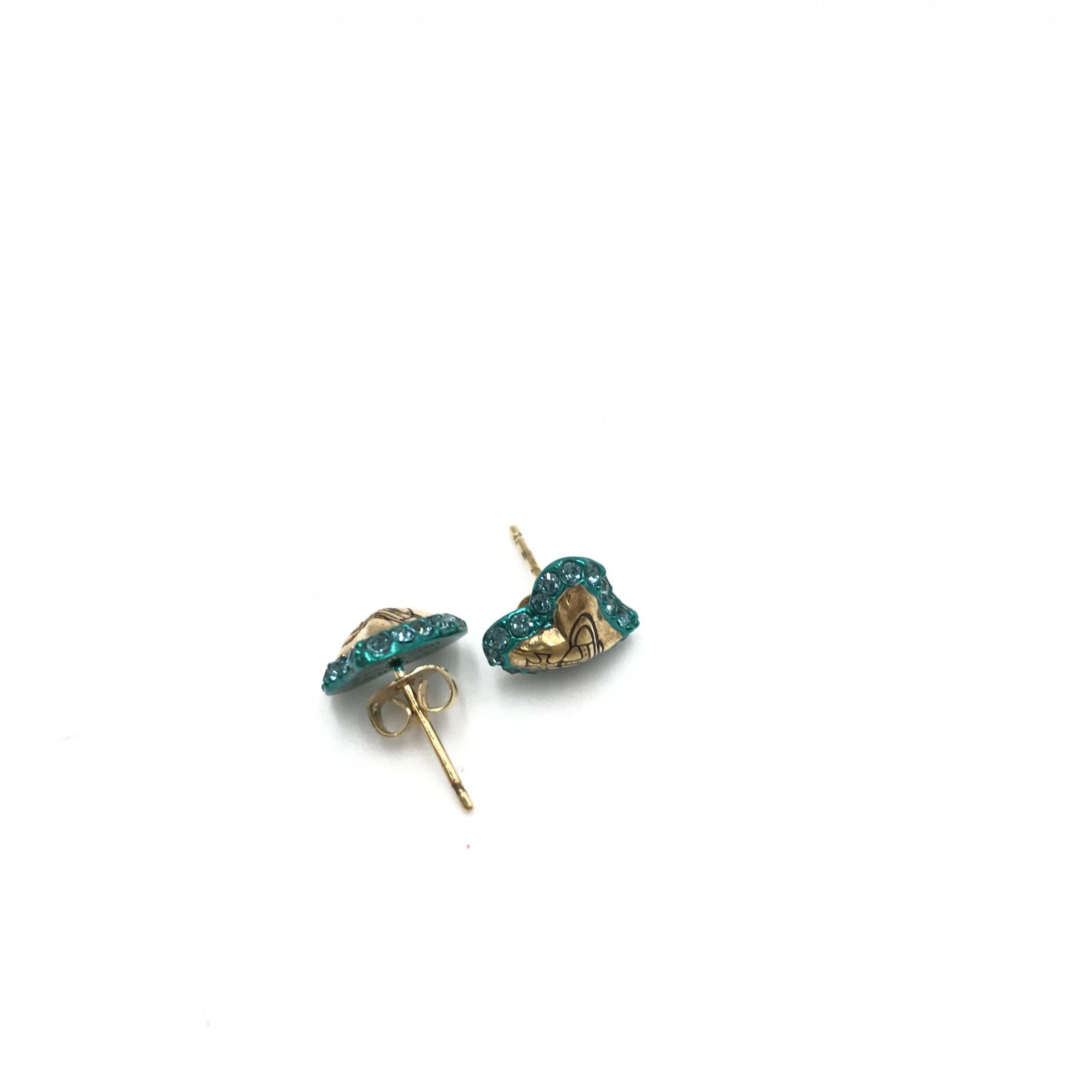Vivienne Westwood Orb Heart Earrings