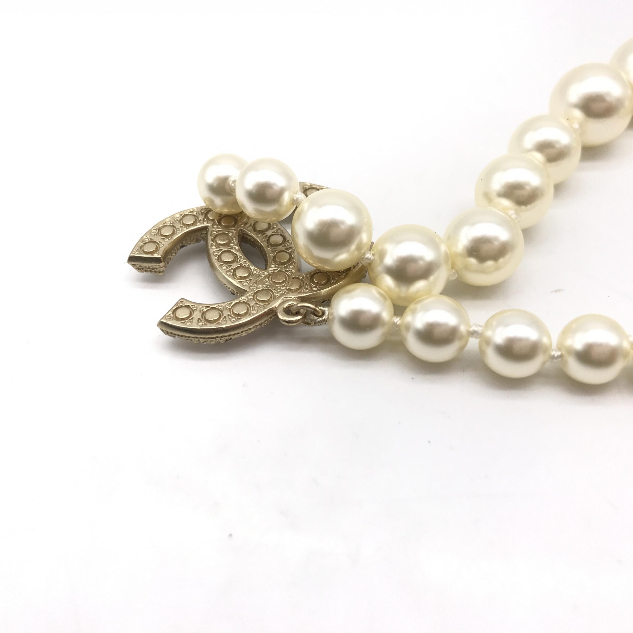 Chanel Pearl CC Necklace