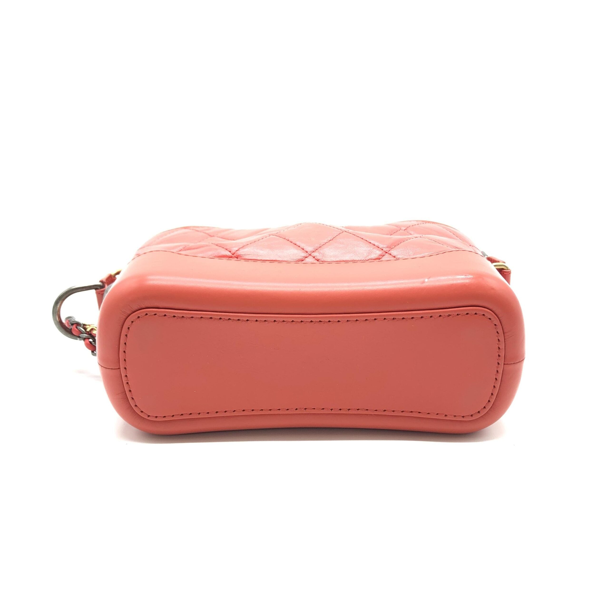 Chanel Red Gabriel Chain Shoulder Bag