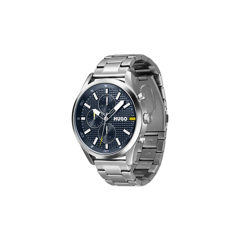 Hugo Boss Gray Stainless Steel Dress Watch