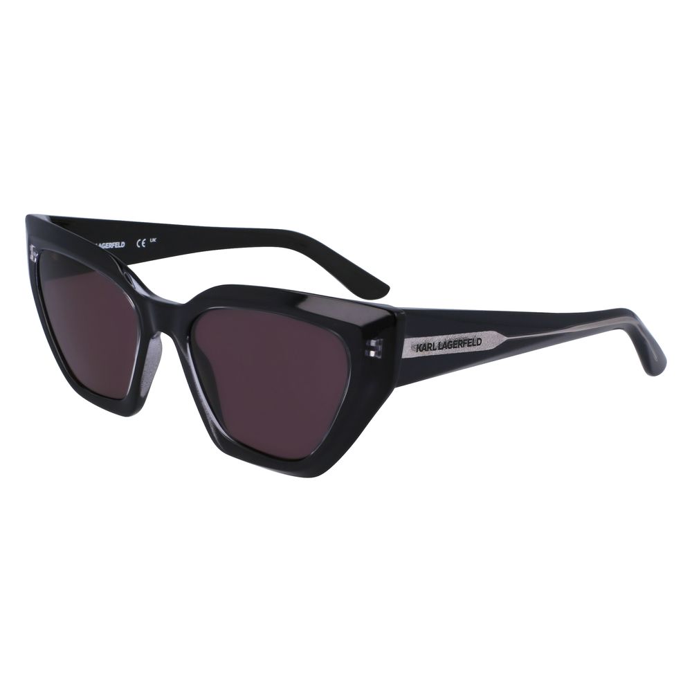 Karl Lagerfeld Black Injected Sunglasses - Luxe Nova