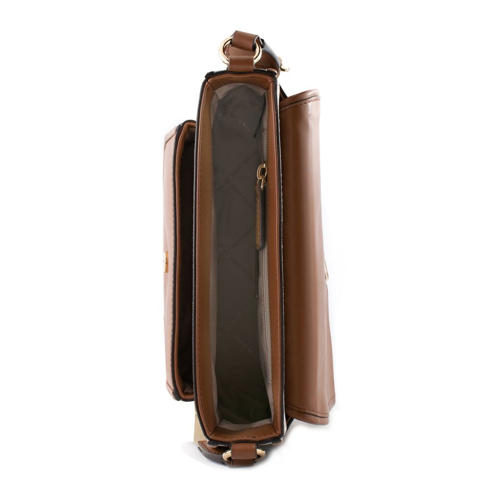 Michael Kors Beige Canvas Crossbody Bag - Luxe Nova
