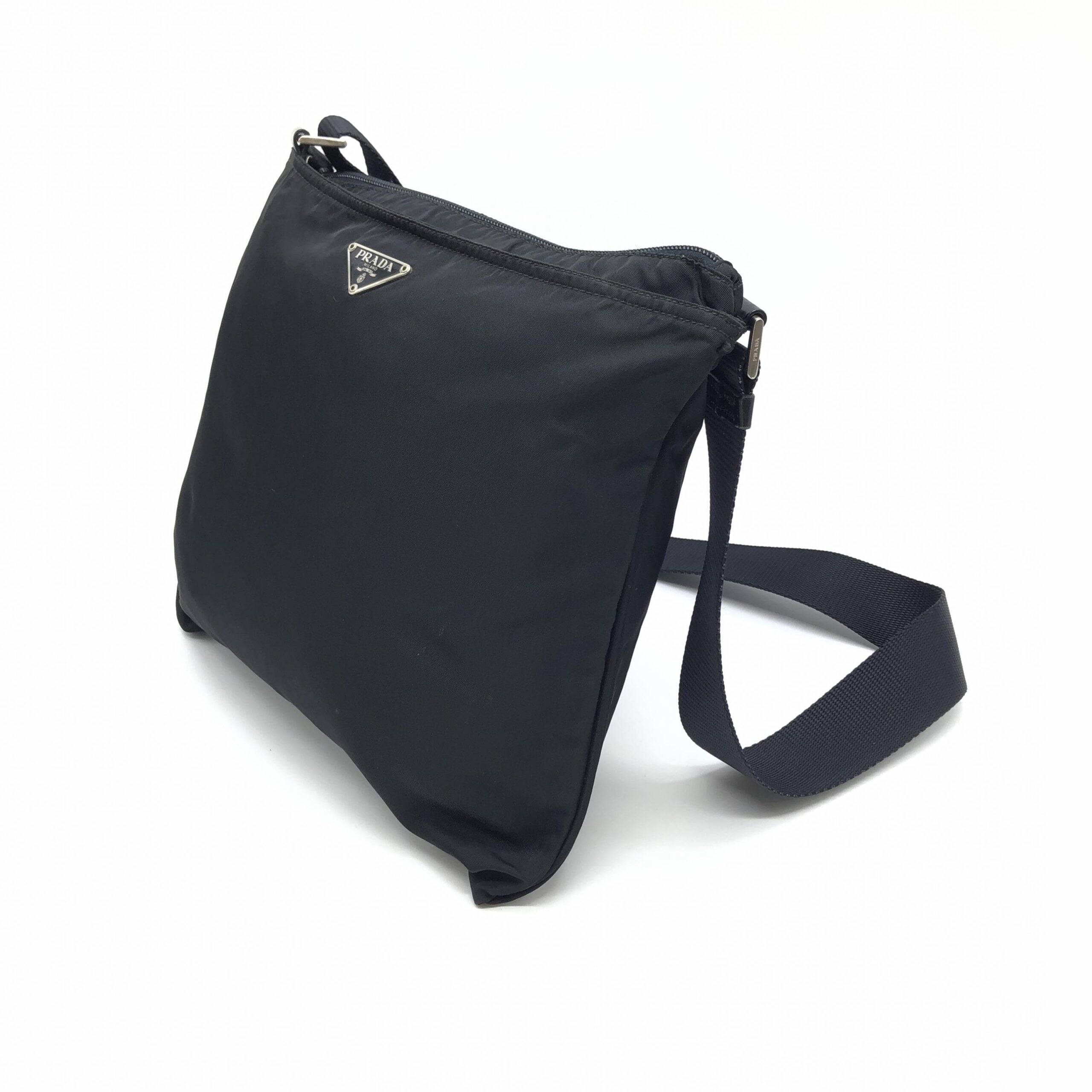 Prada Black Nylon Shoulder Bag