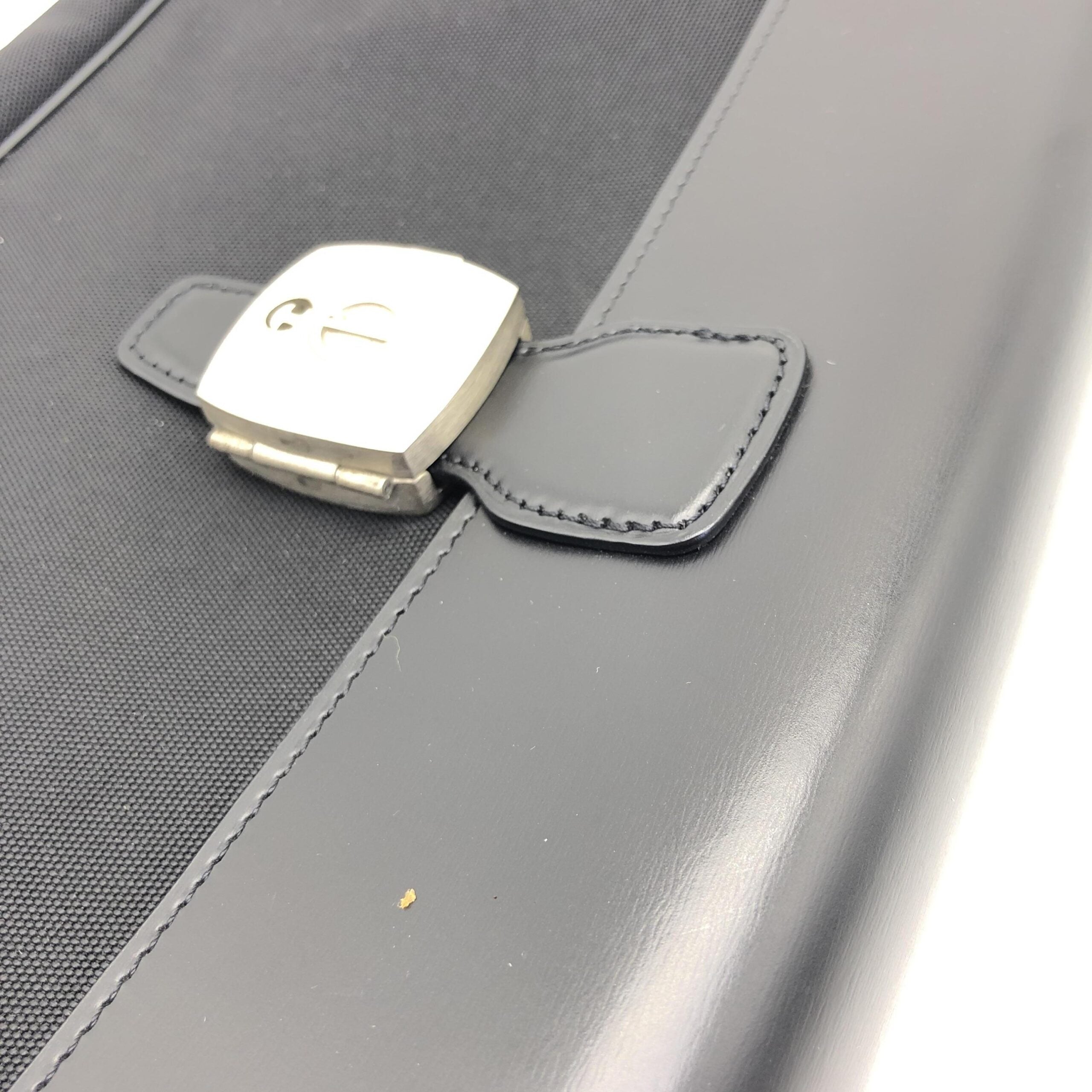Dunhill Black Leather Clutch Bag