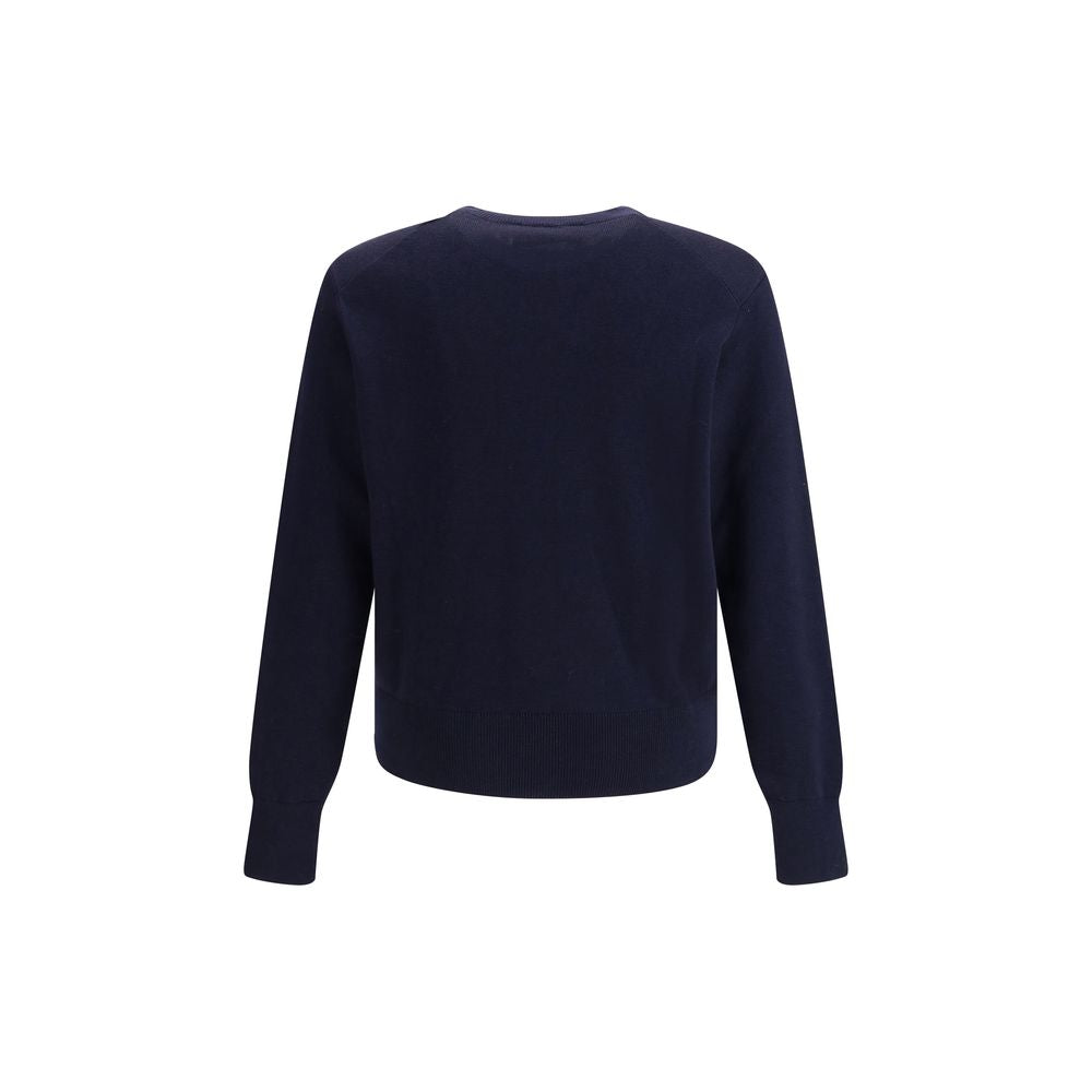 Ami Paris Blue Wool Sweatshirt