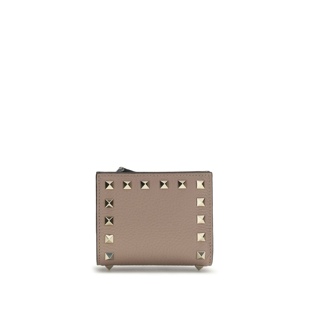 Valentino Garavani Gray Lamb Ovis Aries Aries Wallet - Luxe Nova
