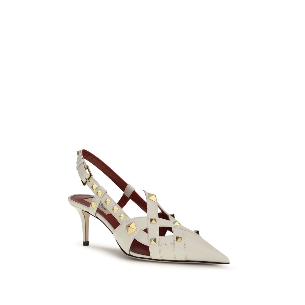 Valentino Garavani Beige Goatskin High Heel Pumps - Luxe Nova