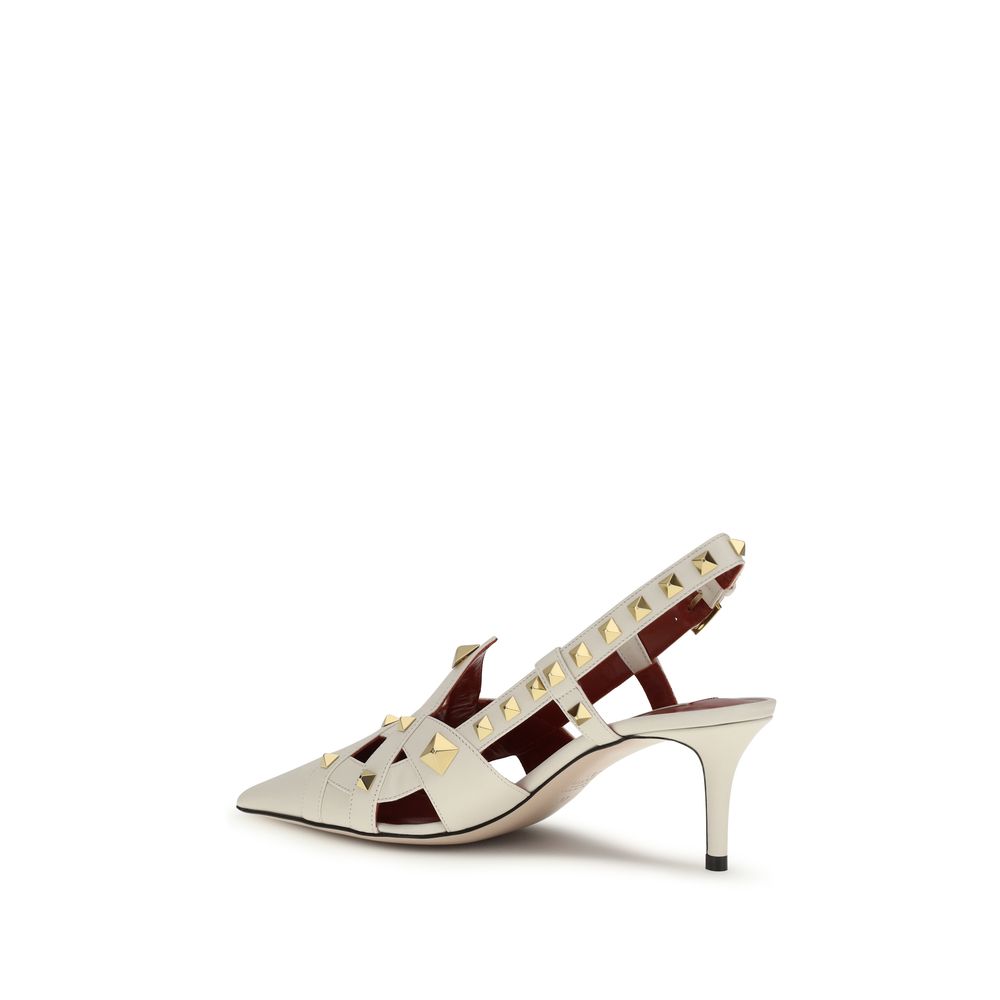 Valentino Garavani Beige Goatskin High Heel Pumps - Luxe Nova