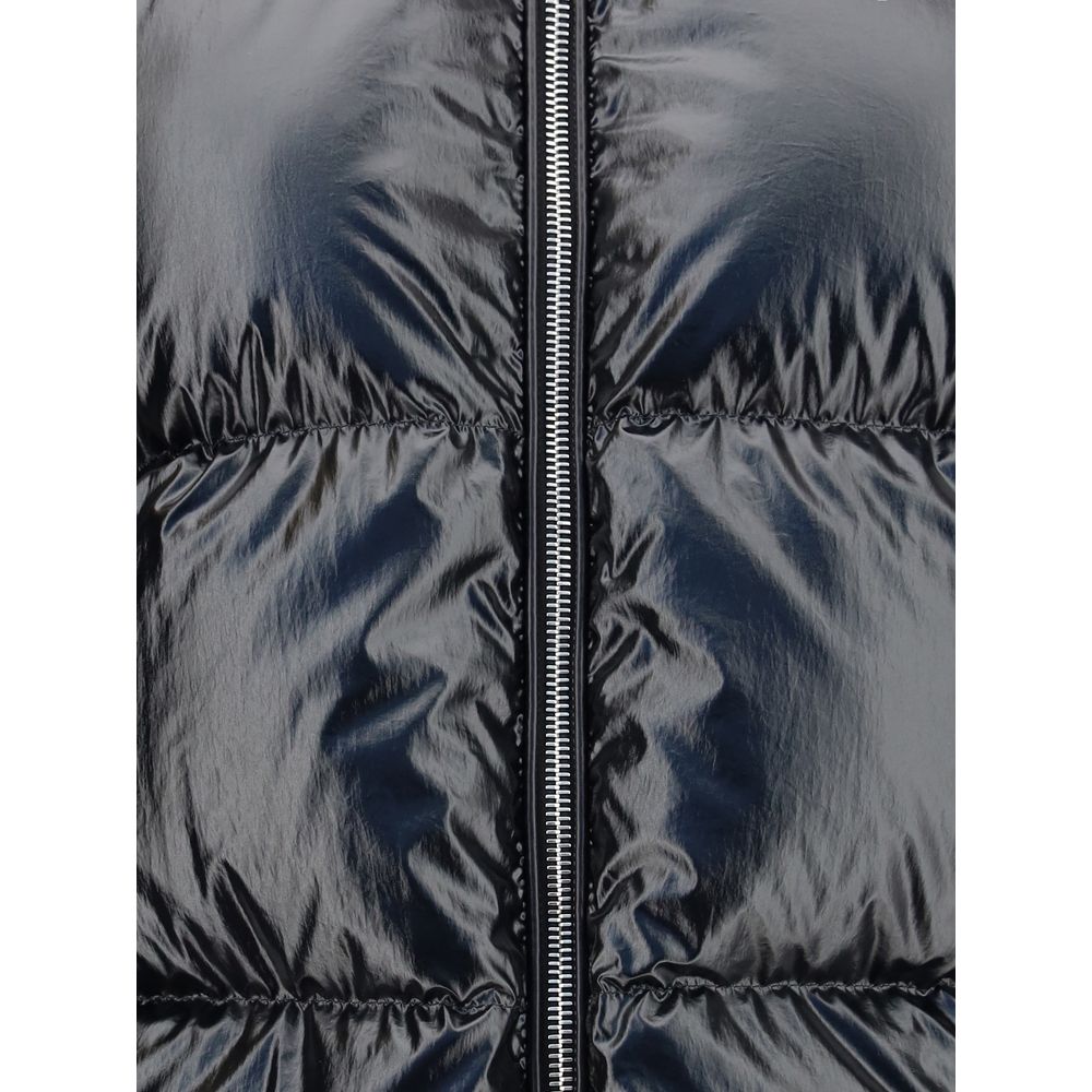 MONCLER x EDWARD ENNINFUL Black Polyamide Full-Length Jacket