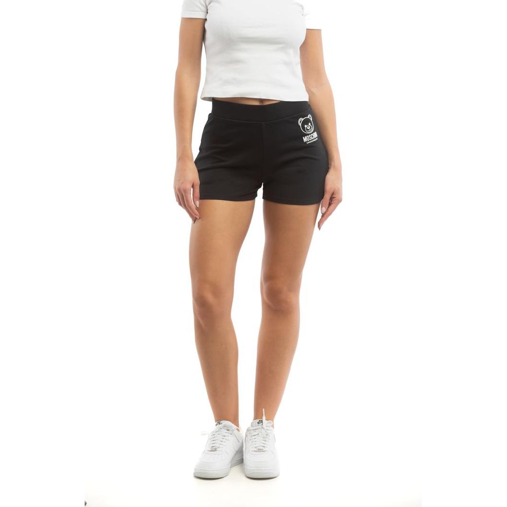 Moschino Black Cotton Shorts