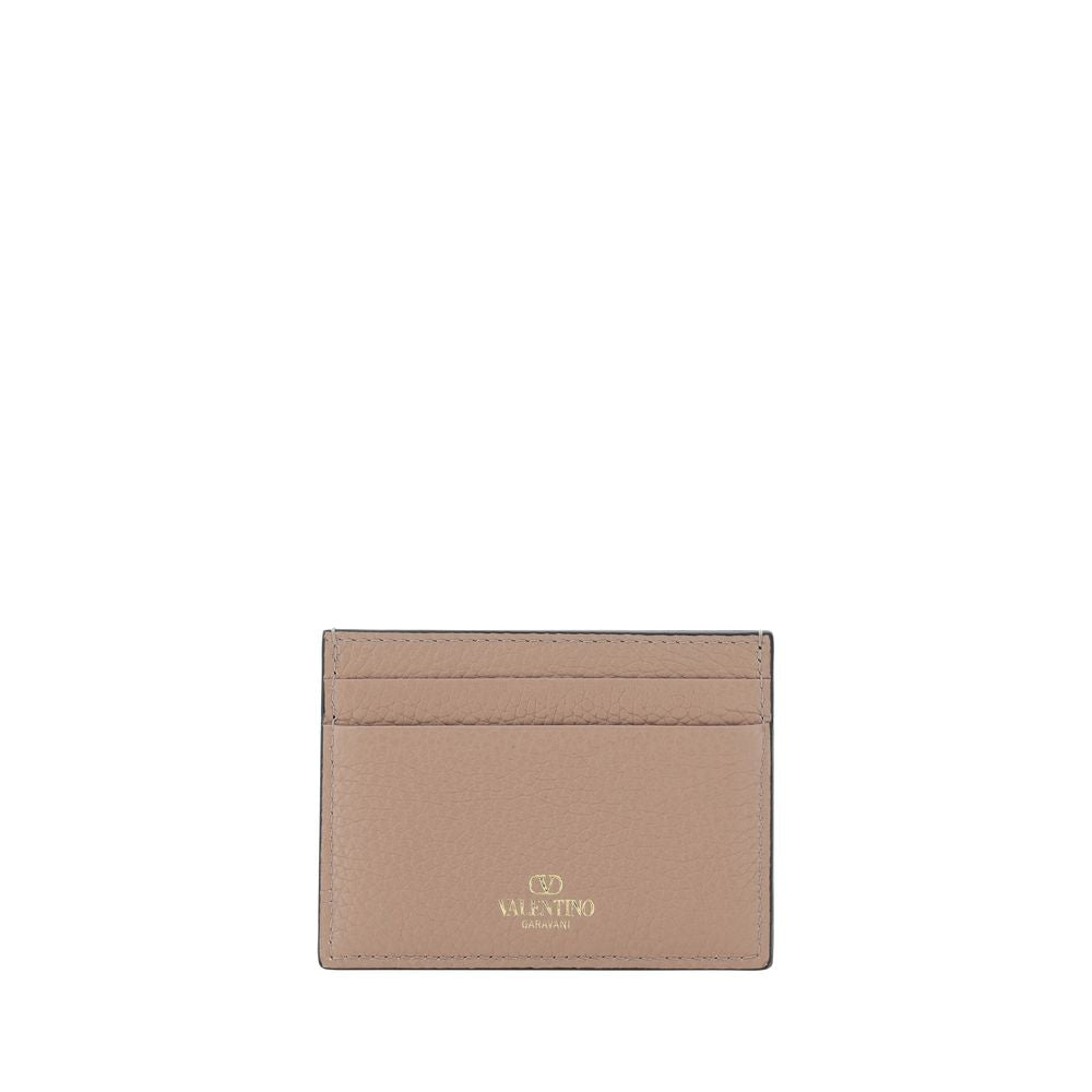 Valentino Garavani Beige Calf Leather Bos Taurus Wallet - Luxe Nova