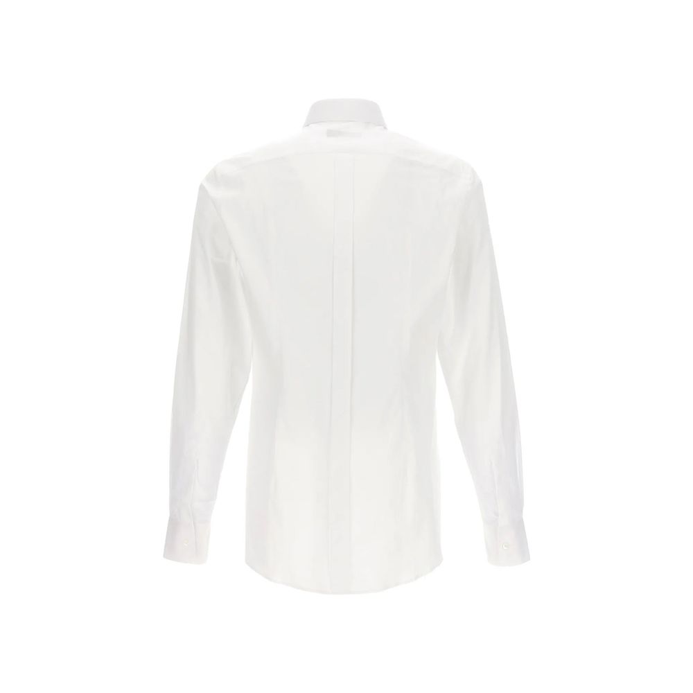 Dolce & Gabbana White Cotton Dress Shirt
