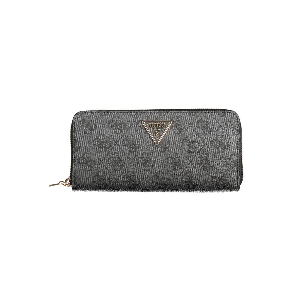 Guess Jeans Black Polyurethane Women's Wallet - Luxe Nova