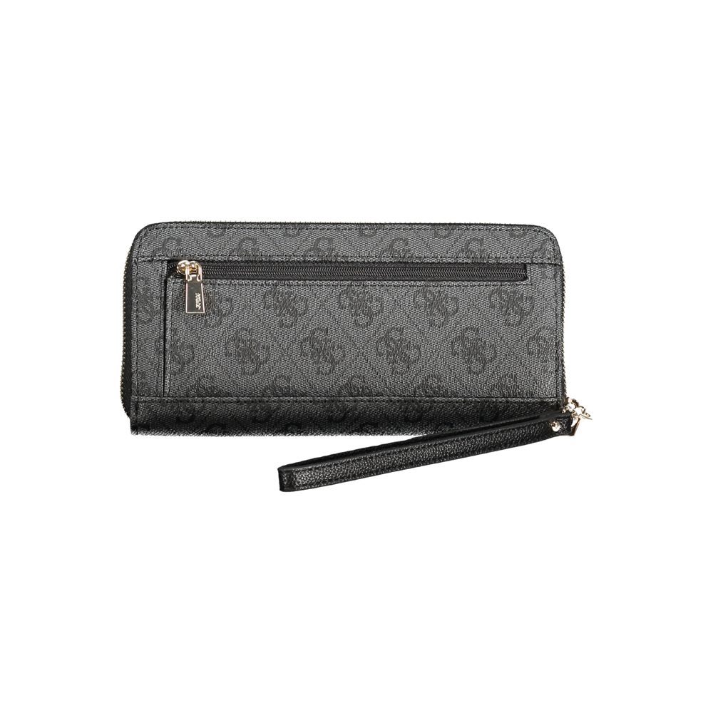 Guess Jeans Black Polyurethane Women's Wallet - Luxe Nova
