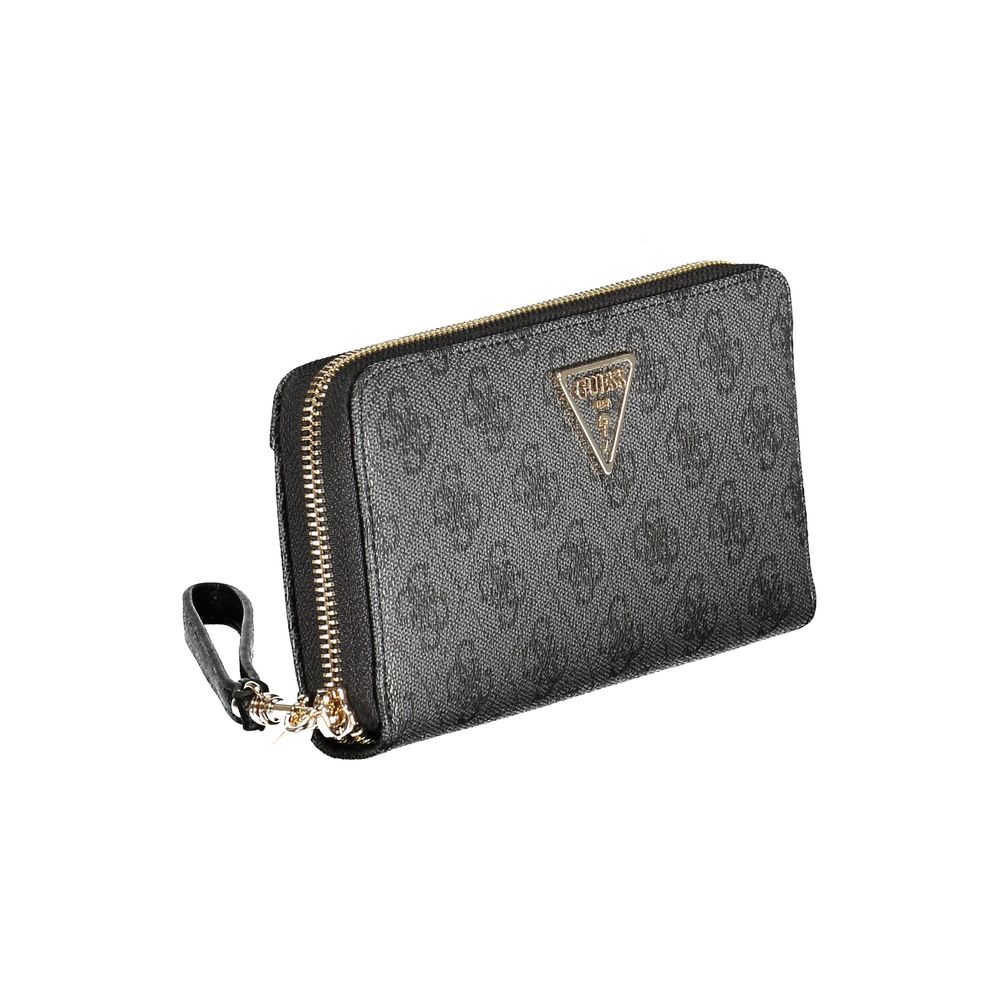 Guess Jeans Black Polyurethane Women's Wallet - Luxe Nova