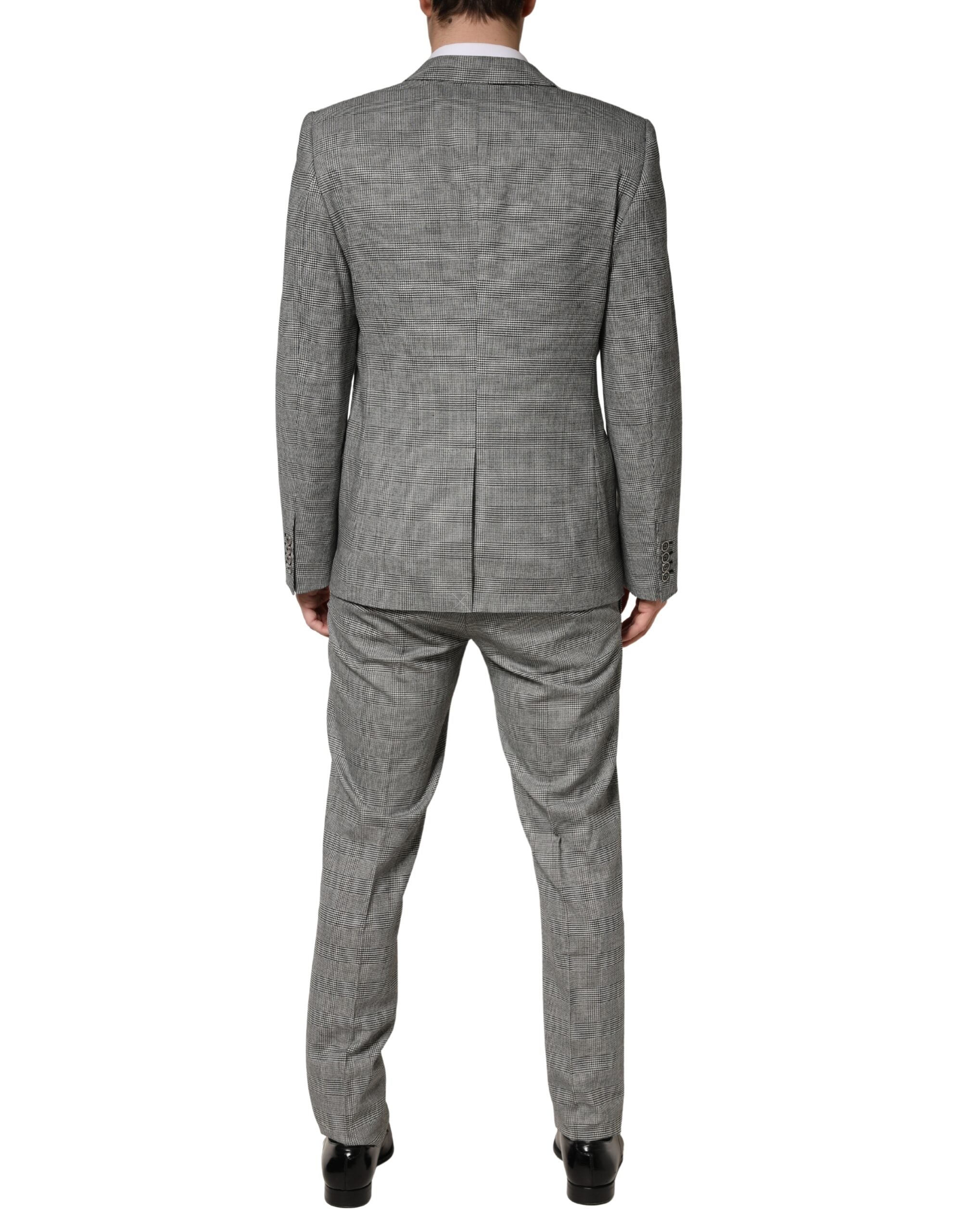 Dolce & Gabbana Gray MARTINI Single Breasted Formal 2PC Suit