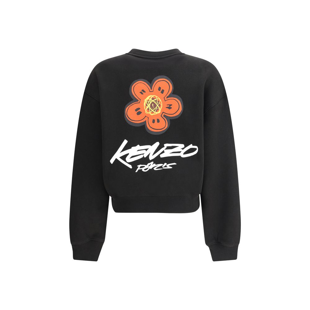 Kenzo Black Cotton Sweatshirt